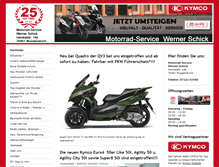 Tablet Screenshot of moto-schick.de
